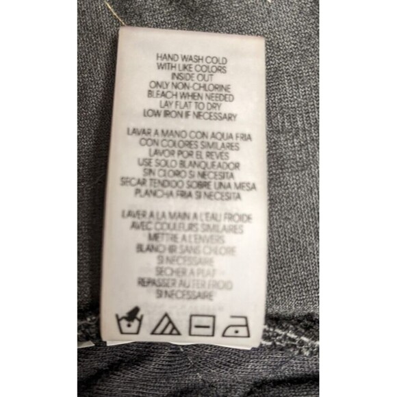 Women's CALVIN KLEIN Black Velour Quilted Full Zip Moto Jacket M - Picture 11 of 12